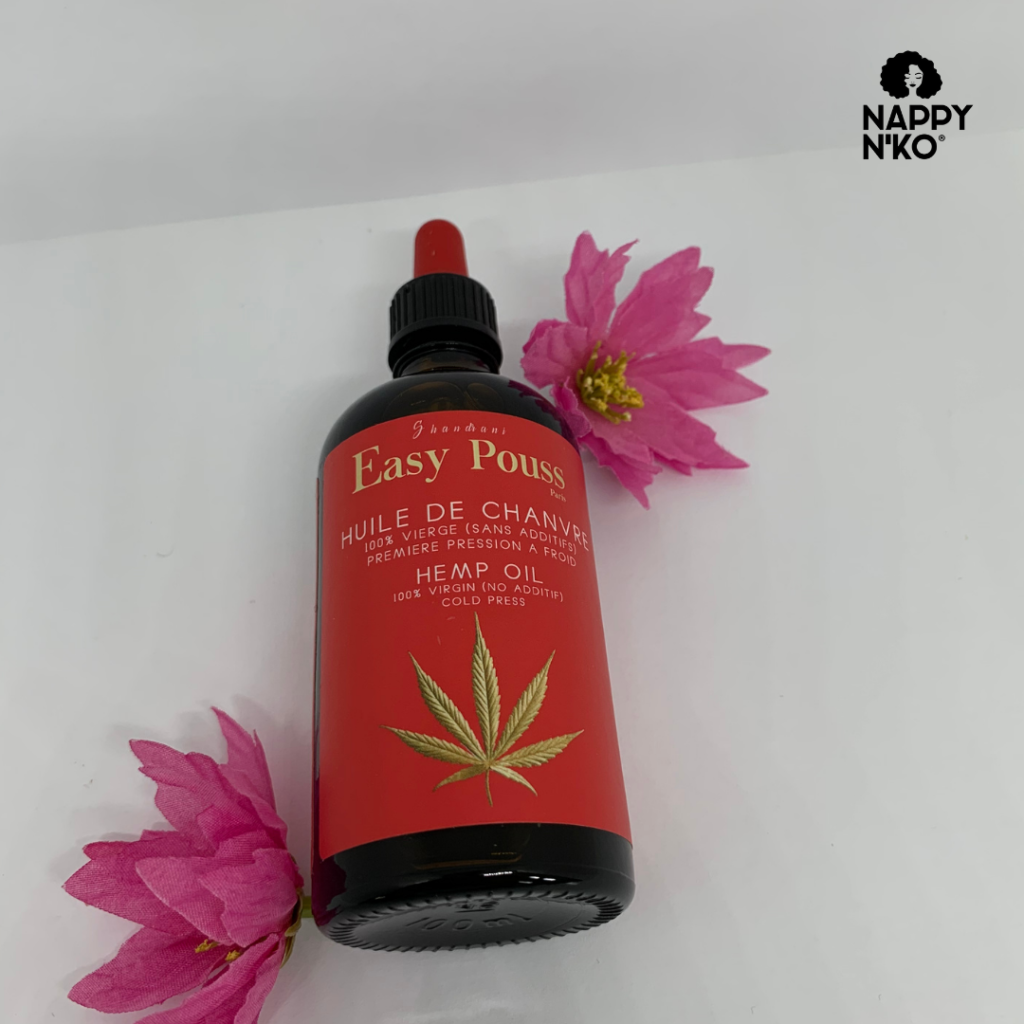 Huile de chanvre - Easy Pouss diy cheveux crépus